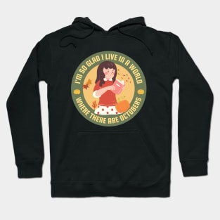 Anne of green gables book quote with October and fall theme Hoodie